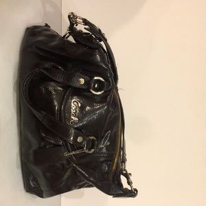 Coach Bag, chocolate brown leather